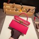 エルメスケリーミニ Kelly bag miniMini Kelly New stock  シェブルミゾル  Chevre ローズエクストリーム I6 /Rose Extreme ゴールド金具 kellymini-031 全手縫い