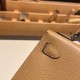 エルメスケリーミニ Kelly bag miniMini Kelly New stock  ヴォーエプソン Epsom チャイ 0M/Chai シルバー金具 kellymini-043 全手縫い