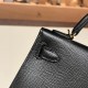 エルメスケリーミニ Kelly bag miniMini Kelly New stock  ヴォーエプソン Epsom ブラック 89 /Black (Noir)   ゴールド金具 kellymini-048 全手縫い