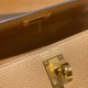 エルメスケリーミニ Kelly bag miniMini Kelly New stock  ヴォーエプソン Epsom チャイ 0M/Chai ゴールド金具 kellymini-050 全手縫い