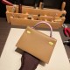 エルメスケリーミニ Kelly bag miniMini Kelly New stock  ヴォーエプソン Epsom チャイ0M/Cha & 9R/Lime & X9 /Mauve Sylvestre シルバー金具 kellymini-057 全手縫い