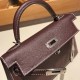 エルメスケリーミニ Kelly bag miniMini Kelly New stock  ヴォーエプソン Epsom 0G/Rouge Sellier ルージュセリエ シルバー金具 kellymini-063 全手縫い