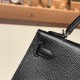 エルメスケリーミニ Kelly bag miniMini Kelly New stock  ヴォーエプソン Epsom ブラック 89 /Black (Noir) シルバー金具 kellymini-064 全手縫い