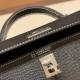 エルメスケリーミニ Kelly bag miniMini Kelly New stock  ヴォーエプソン Epsom ブラック 89/ Black (Noir) シルバー金具 kellymini-078 全手縫い