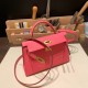 エルメスケリーミニ Kelly bag miniMini Kelly New stock  ヴォーエプソン Epsom ローズアザレ 8W /Rose Azalee ゴールド金具 kellymini-081 全手縫い