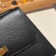 エルメス両面ケリー 不規則なデザイン ヴォーエプソン 89/Black (Noir) ブラック ゴールド金具   kelly-new-015 全手縫い