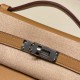 エルメス ポシェットケリー kelly pochette  swift スイフト チャイ 0M/Chai シルバー金具 Pochette--038 全手縫い