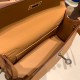 エルメス ポシェットケリー kelly pochette  swift スイフト ビスキュイ4B /Biscuit シルバー金具 Pochette--046 全手縫い