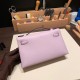 エルメス ポシェットケリー kelly pochette  swift スイフト シクラメン 5H Cyclamen シルバー金具 Pochette--056 全手縫い