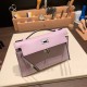 エルメス ポシェットケリー kelly pochette  swift スイフト シクラメン 5H Cyclamen シルバー金具 Pochette--056 全手縫い