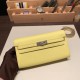 エルメス ケリーウォレット ロング トゥーゴー Kelly Wallet Long To Go   ヴォーエプソン epsom  9R/Limeライム シルバー金具  kellyto-040 全手縫い