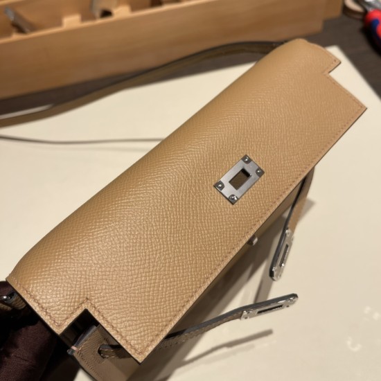 エルメス ケリーウォレット ロング トゥーゴー Kelly Wallet Long To Go  ヴォーエプソン epsom  チャイx モーヴシルベストル シルバー金具  kellyto-046 全手縫い