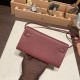 エルメス ケリーウォレット ロング トゥーゴー Kelly Wallet Long To Go   ヴォーエプソン epsom  55/Rouge H  ルージュアッシュ ゴールド金具   kellyto-049 全手縫い