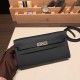 エルメス ケリーウォレット ロング トゥーゴー Kelly Wallet Long To Go   ヴォーエプソン epsom  89/Black (Noir) ブラック シルバー金具  kellyto-056 全手縫い