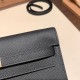 エルメス ケリーウォレット ロング トゥーゴー Kelly Wallet Long To Go   ヴォーエプソン epsom  89/Black (Noir) ブラック シルバー金具  kellyto-056 全手縫い