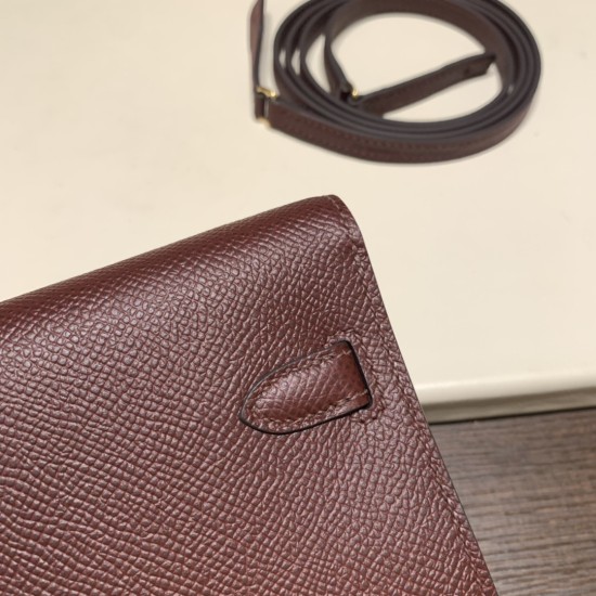 エルメス ケリーウォレット ロング トゥーゴー Kelly Wallet Long To Go   ヴォーエプソン epsom  57/Bordeaux  ボルドー ゴールド金具   kellyto-062 全手縫い