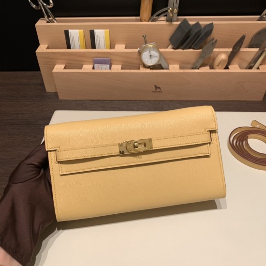 エルメス ケリーウォレット ロング トゥーゴー Kelly Wallet Long To Go   ヴォーエプソン epsom  1S Foin  ゴールド金具   kellyto-065 全手縫い