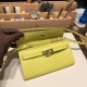 エルメス ケリーウォレット ロング トゥーゴー Kelly Wallet Long To Go   ヴォーエプソン epsom  9R/Lime  ライム シルバー金具  kellyto-069 全手縫い