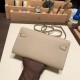 エルメス ケリーウォレット ロング トゥーゴー Kelly Wallet Long To Go   ヴォーエプソン epsom  81/Gris Tourterelle トゥルティエールグレー ゴールド金具   kellyto-070 全手縫い