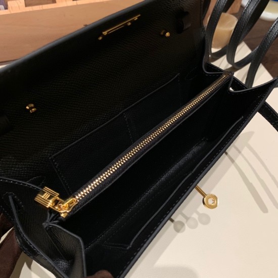 エルメス ケリーウォレット ロング トゥーゴー Kelly Wallet Long To Go   touch ヴォーエプソン  89/Black (Noir) ブラック ゴールド金具   kellyto-074 全手縫い