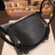 エルメス リンディ26 Clemence トリヨンクレマンス ブラック 89/ Black (Noir) ゴールド金具 lindy26-012 全手縫い