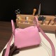 エルメス リンディミニ19 Mini Lindy Clemence トリヨンクレマンス モーヴシルベストル X9 /Mauve Sylvestre   シルバー金具  lindymini-104 全手縫い