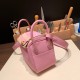 エルメス リンディミニ19 Mini Lindy Clemence トリヨンクレマンス モーヴシルベストル X9/ Mauve Sylvestre   ゴールド金具   lindymini-105 全手縫い