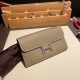 エルメス コンスタンス ロング ヴォーエプソン 18/Étoupe Grey エトゥープ シルバー金具  wallet-022 全手縫い